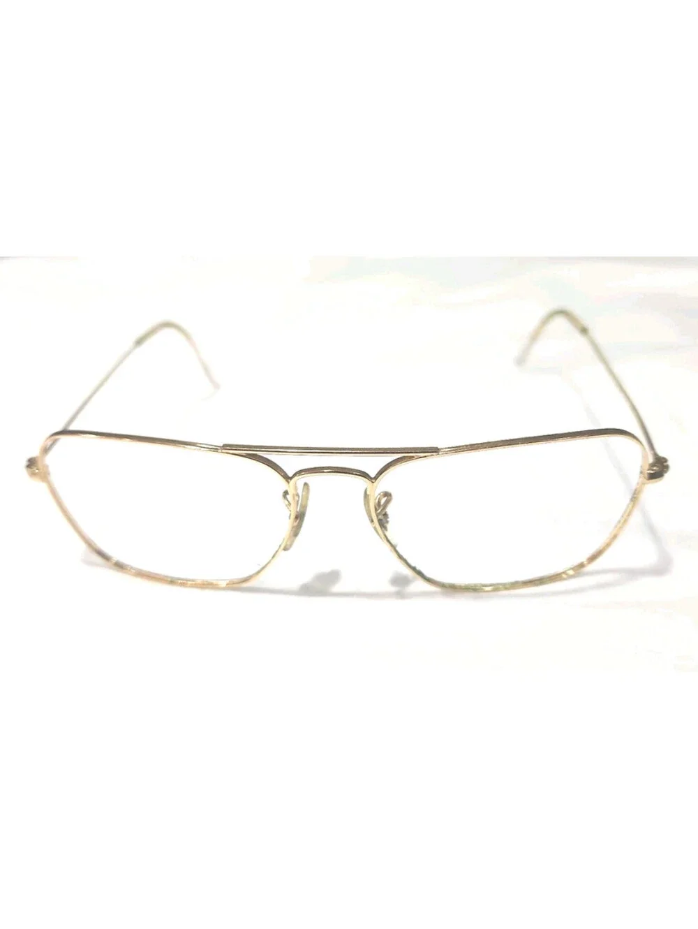 Ray Ban RB3136 Caravan 001 No Lenses Gold Metal Sunglasses Frame Only 55-15